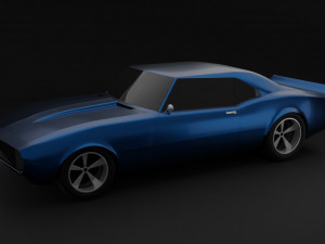 Camaro 1967 - American muscle car 3D-Modell
