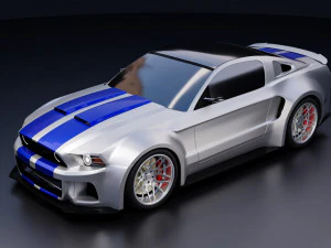 Mustang 2014 NFS Modèle 3D