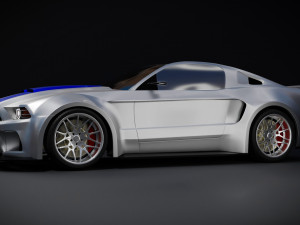 Mustang 2014 NFS Modello 3D