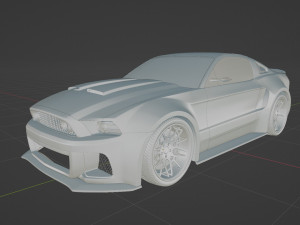 Mustang 2014 NFS Modello 3D