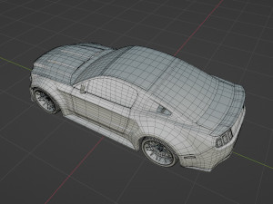 Mustang 2014 NFS Modello 3D