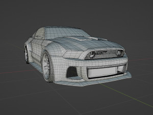 Mustang 2014 NFS Modello 3D