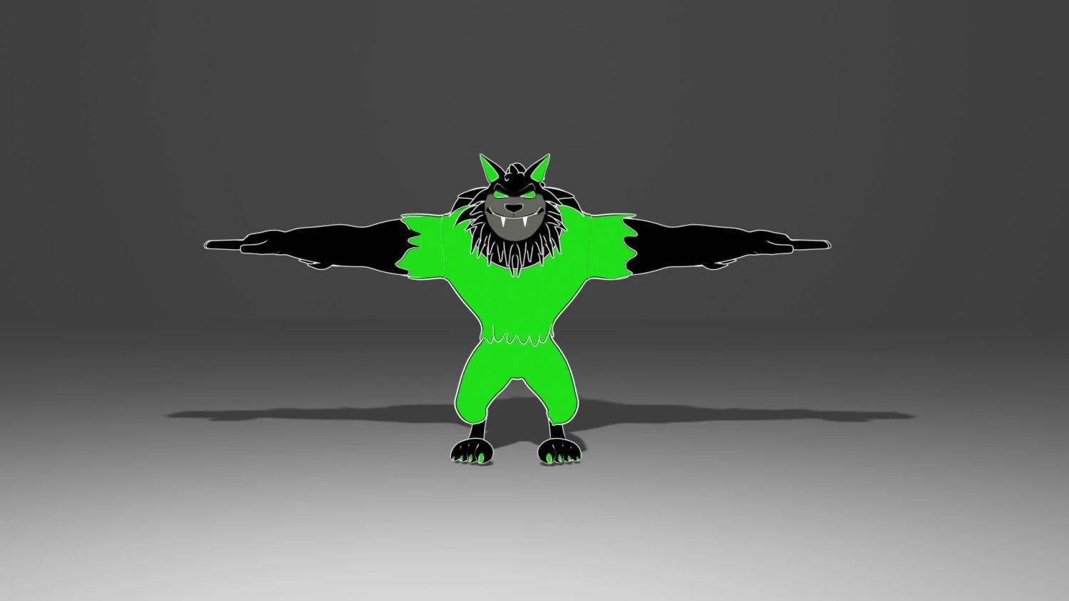 Wolf-lobo 3D Model .c4d .max .obj .3ds .fbx .stl .blend 