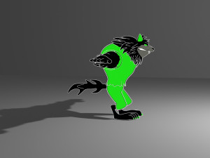 Wolf-lobo 3D-Modell