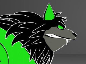 Wolf-lobo 3D-Modell