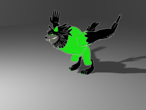 Wolf-lobo 3D-Modell
