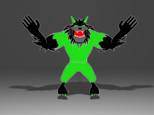 Wolf-lobo 3D-Modell
