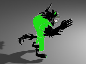 Wolf-lobo 3D-Modell