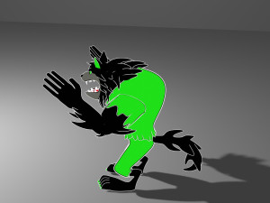 Wolf-lobo 3D-Modell