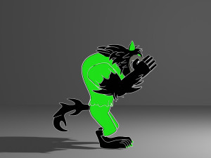 Wolf-lobo 3D-Modell