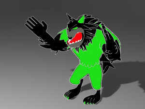 Wolf-lobo 3D-Modell