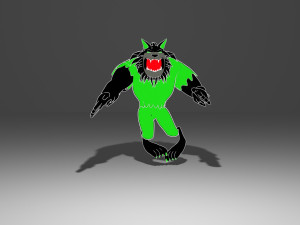 Wolf-lobo 3D-Modell