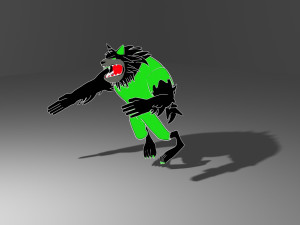 Wolf-lobo 3D-Modell