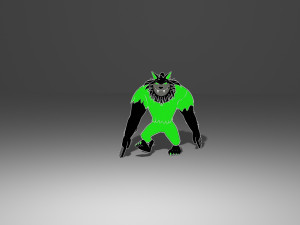 Wolf-lobo 3D-Modell