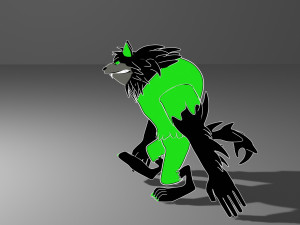 Wolf-lobo 3D-Modell