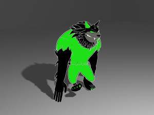 Wolf-lobo 3D-Modell