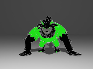 Wolf-lobo 3D-Modell