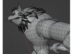 Wolf-lobo 3D-Modell