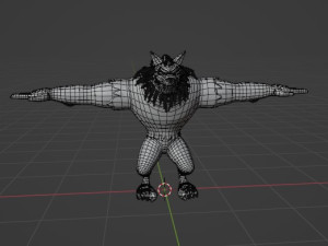 Wolf-lobo 3D-Modell