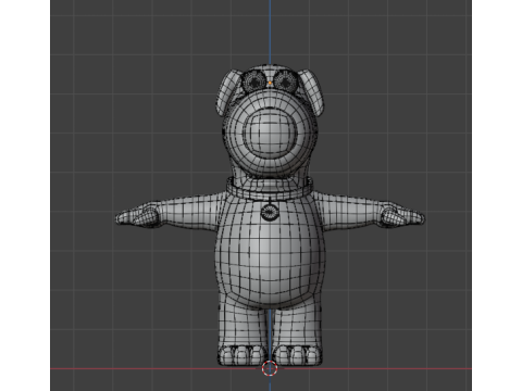 Brian Griffin 3d line-art Modelo 3D