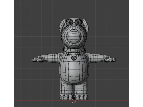 Brian Griffin 3d line-art 3D Model