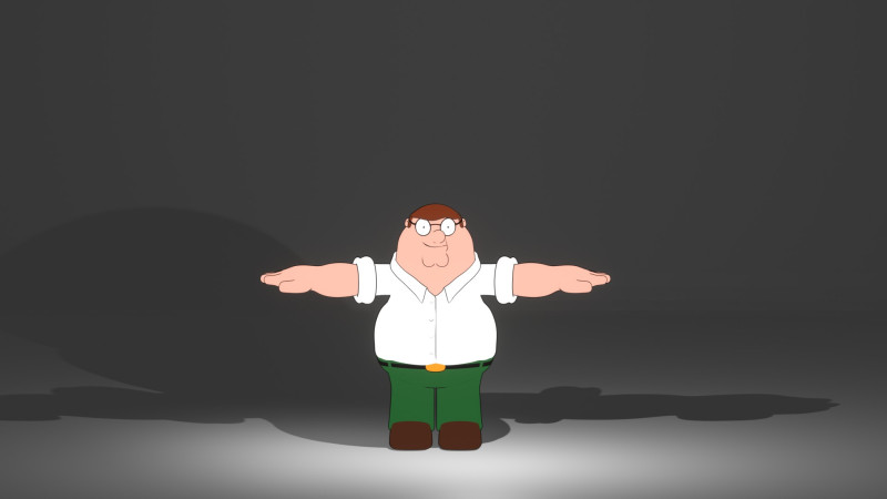 Peter griffin 3D 3D Modell .c4d .max .obj .3ds .fbx .stl .blend 