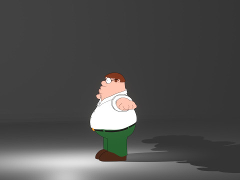 Peter griffin 3D 3D Modell