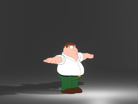 Peter griffin 3D 3D Modell