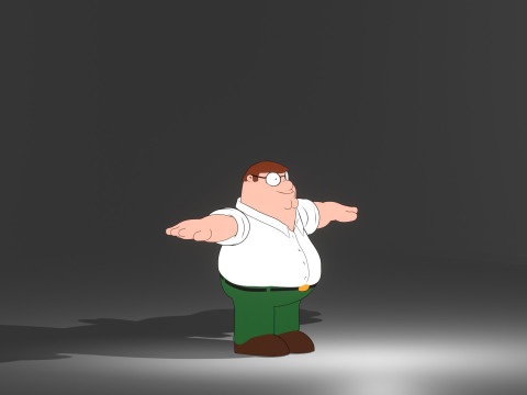 Peter griffin 3D 3D Modell