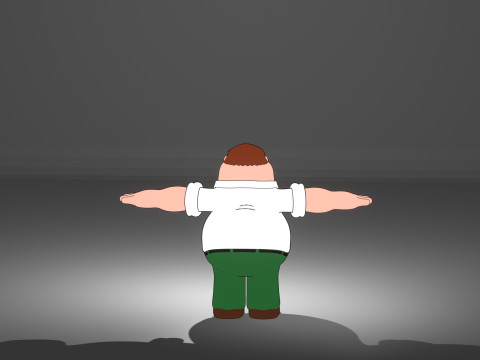 Peter griffin 3D 3D Modell