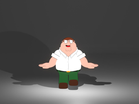 Peter griffin 3D 3D Modell