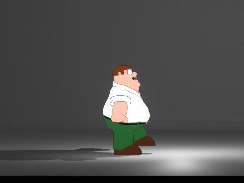 Peter griffin 3D 3D Modell