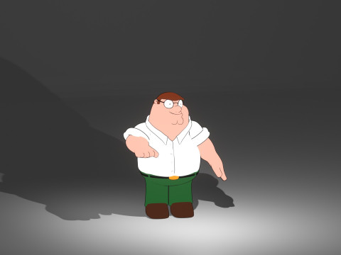 Peter griffin 3D 3D Modell