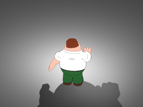 Peter griffin 3D 3D Modell