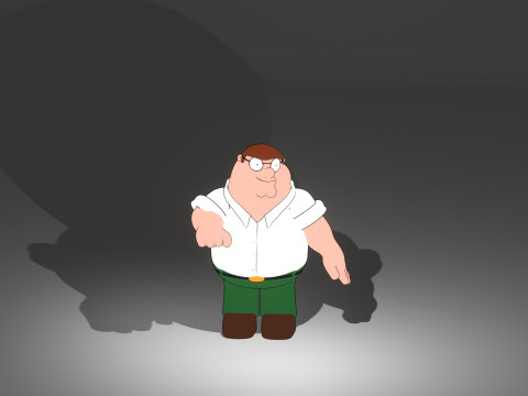 Peter griffin 3D 3D Modell