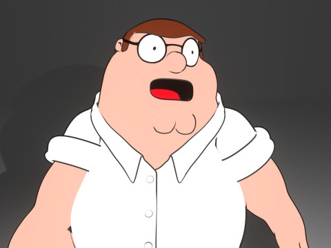 Peter griffin 3D 3D Modell