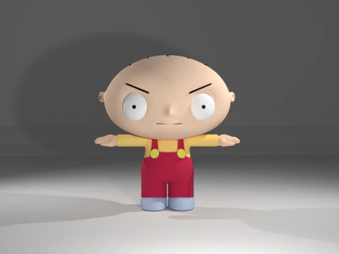 스튜이 그리핀 3D 3D 모델