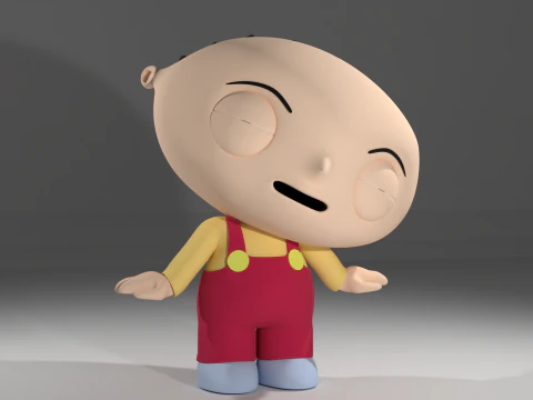 Stewie griffin 3D 3D Model