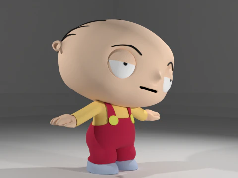 Stewie griffin 3D 3D Model