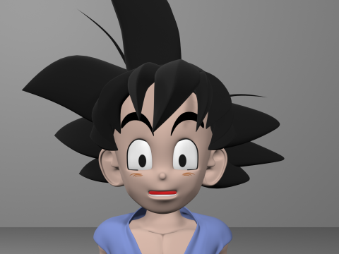 Goku GT 3D Model 3D