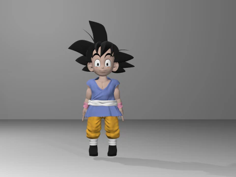 Goku GT 3D 3D Model
