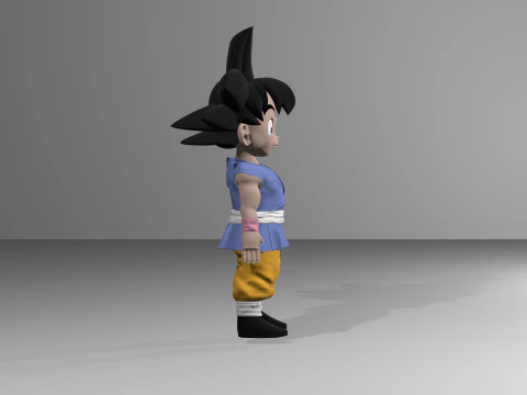 Goku GT 3D 3D Model