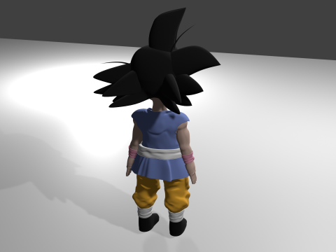 Goku GT 3D Model 3D