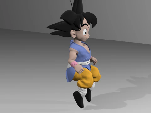 Goku GT 3D 3D Model