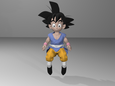 Goku GT 3D Model 3D