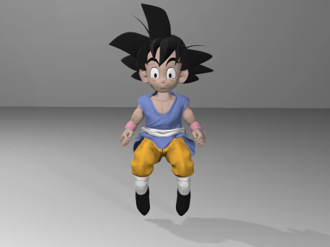 Goku GT 3D 3D Model