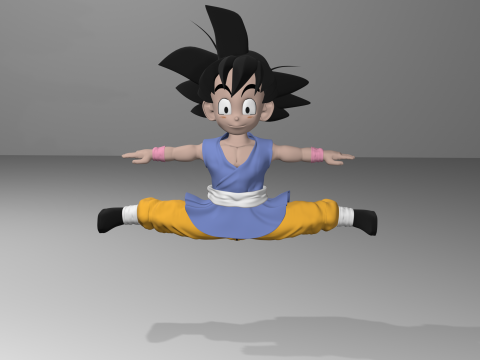 Goku GT 3D Model 3D