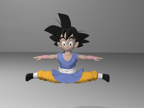 Goku GT 3D Model 3D