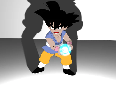 Goku GT 3D Model
