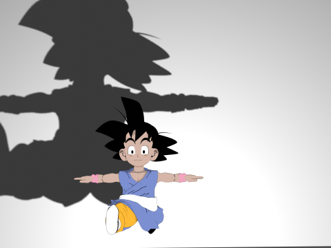 Goku GT Model 3D